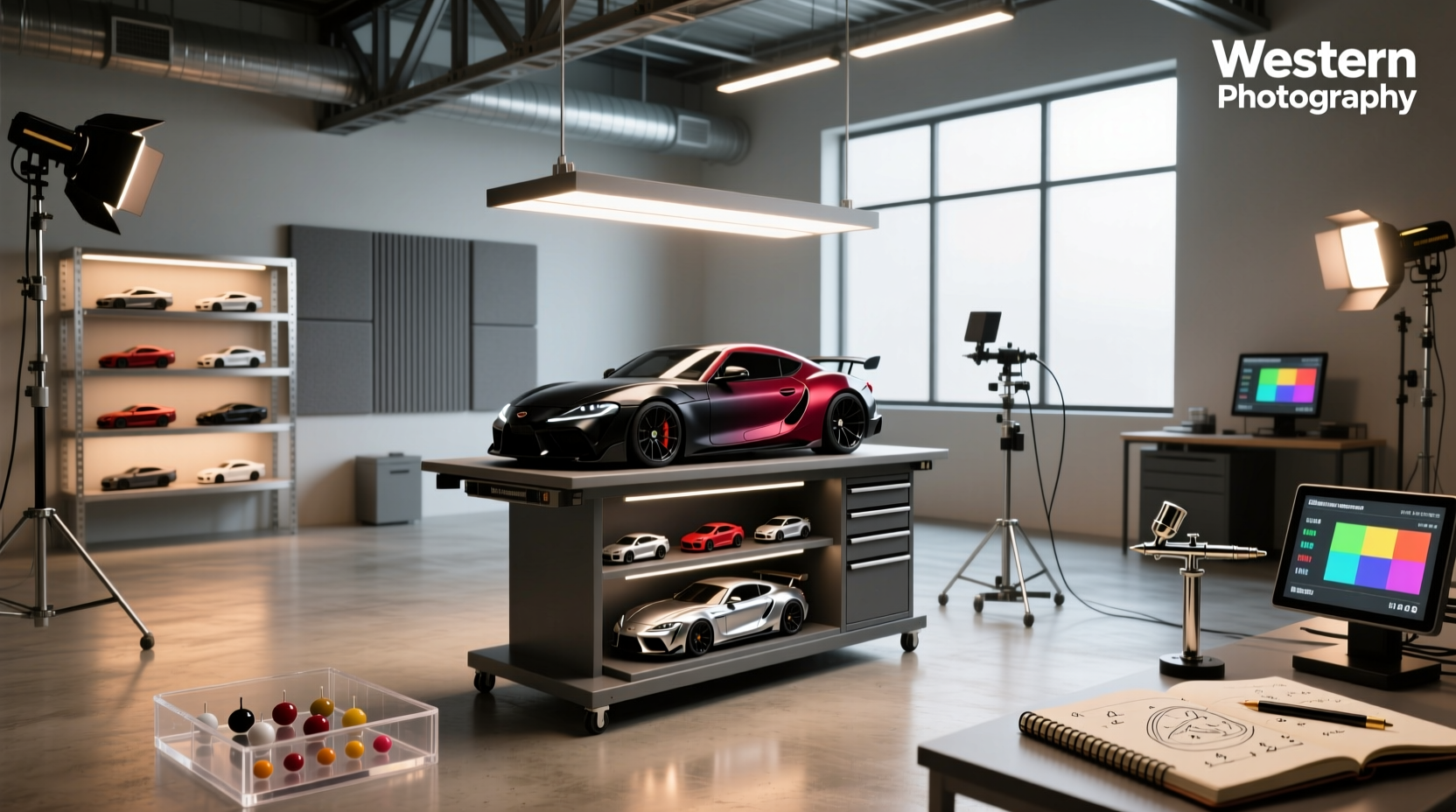 How to Choose a Model Car Paint Stand with Booth Setup Tips