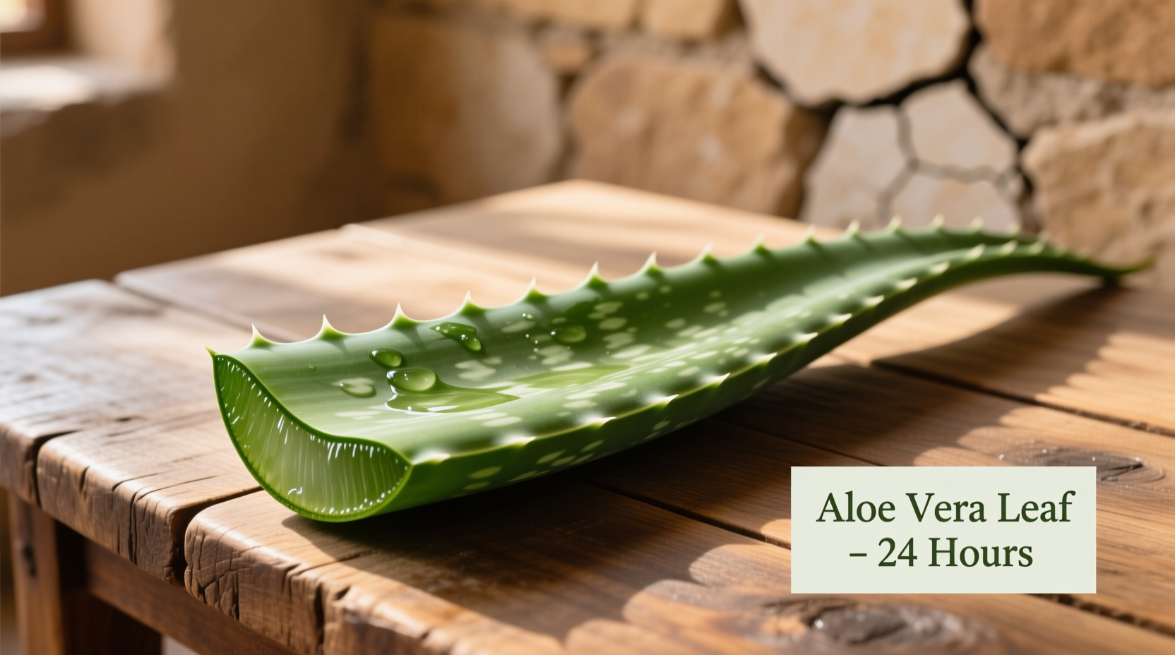 how long does aloe vera leaf last unrefrigerated