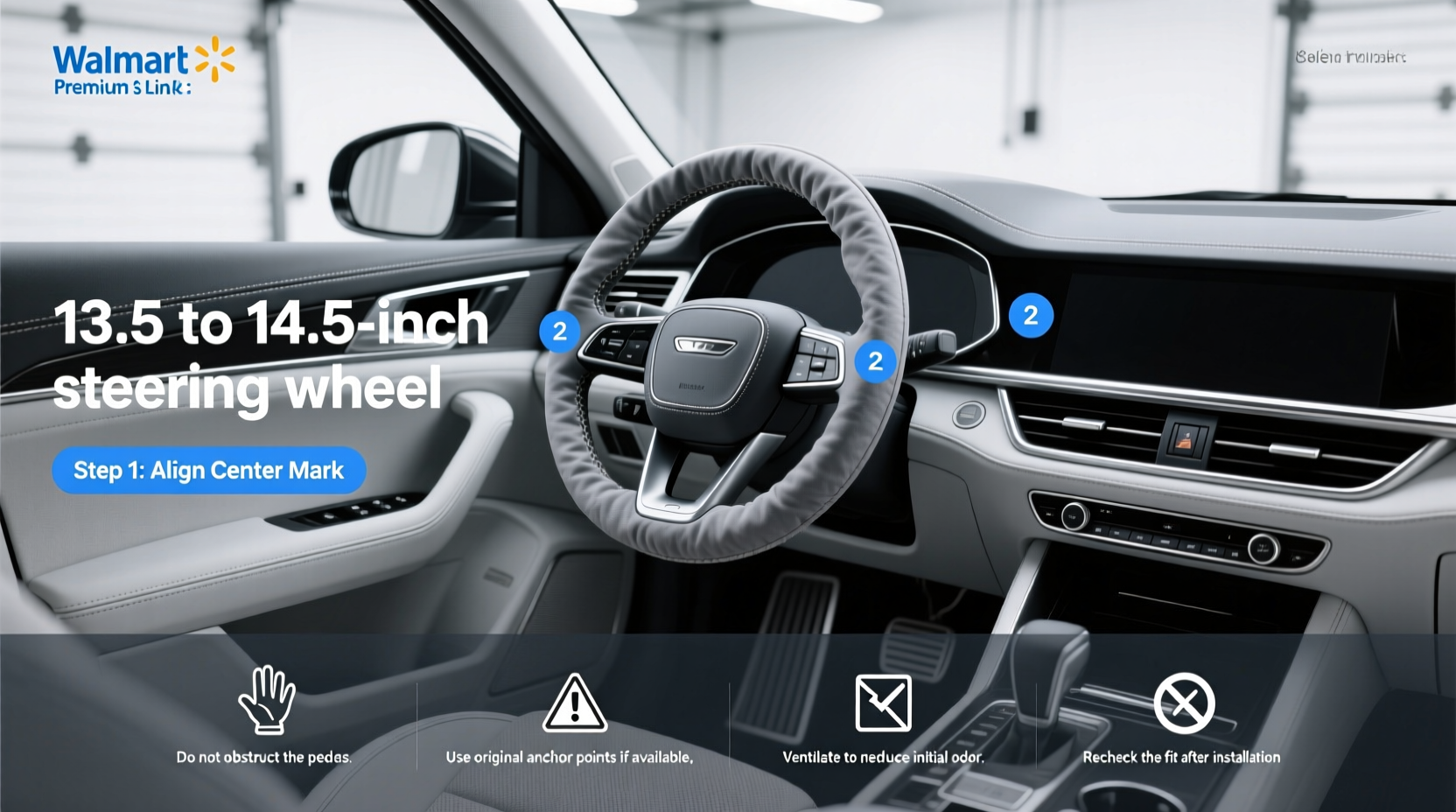 How to Choose 13.5 to 14.5 Steering Wheel Covers at Walmart