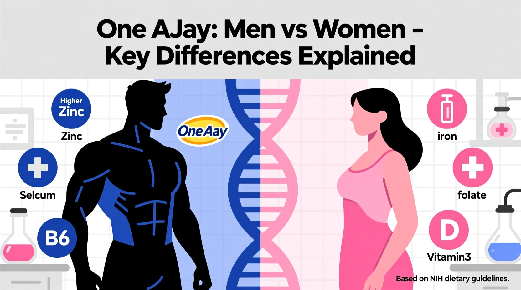 mens 1 a day vs womens 1 a day
