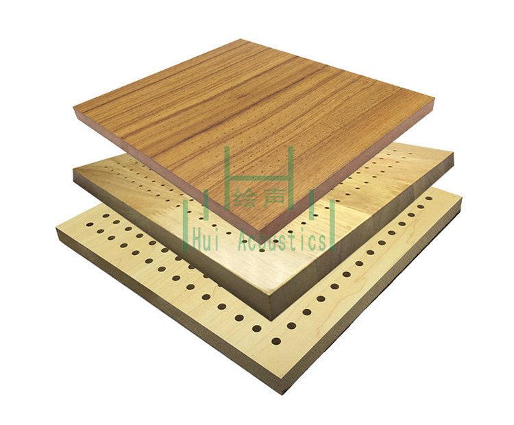 Noise Abatement Wall Wall Wooden Veneer Interior Wall Acoustic Panels