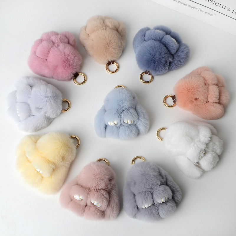 100 Pompons Colorés En Peluche Avec Boucle (17.5 Mm) - Pendents Moelleux Pour Bricolage, Bijoux, Porte-clés, Déco