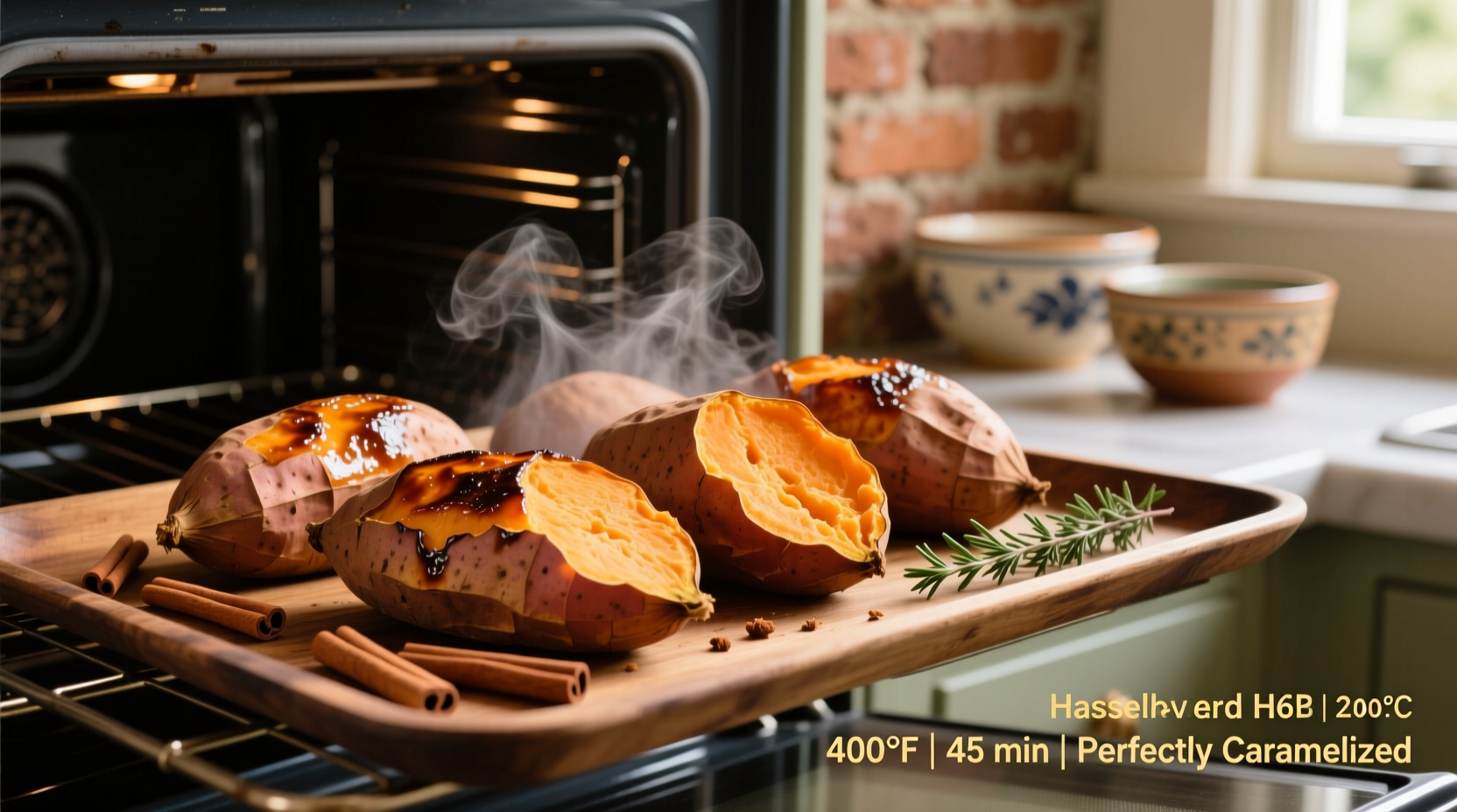 sweet potato oven temp