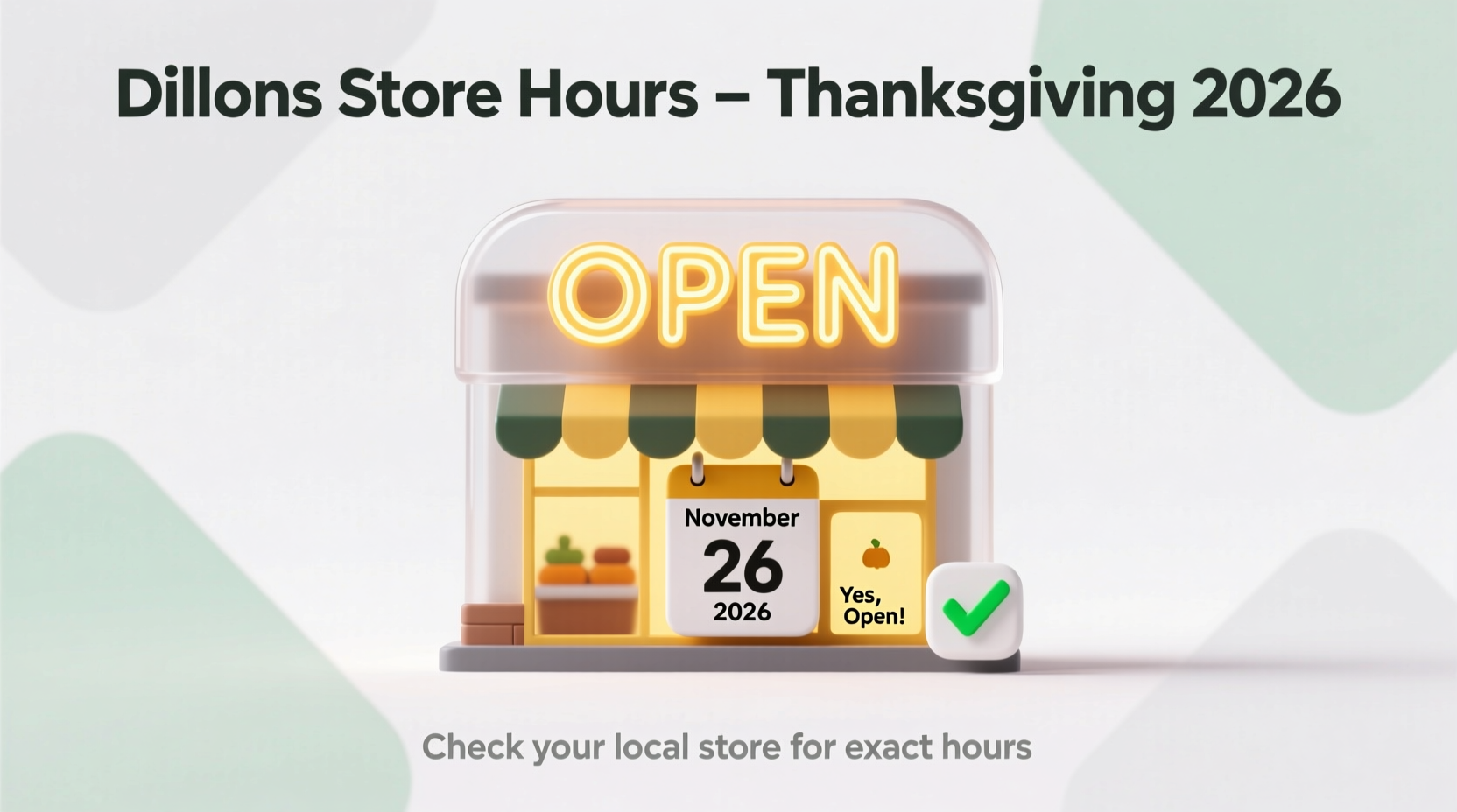 is dillons open on thanksgiving 2026