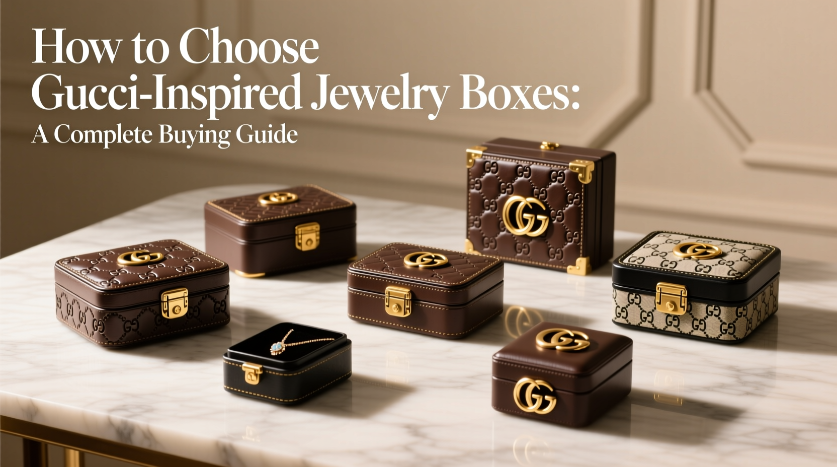How to Choose Gucci-Inspired Jewelry Boxes: A Complete Buying Guide