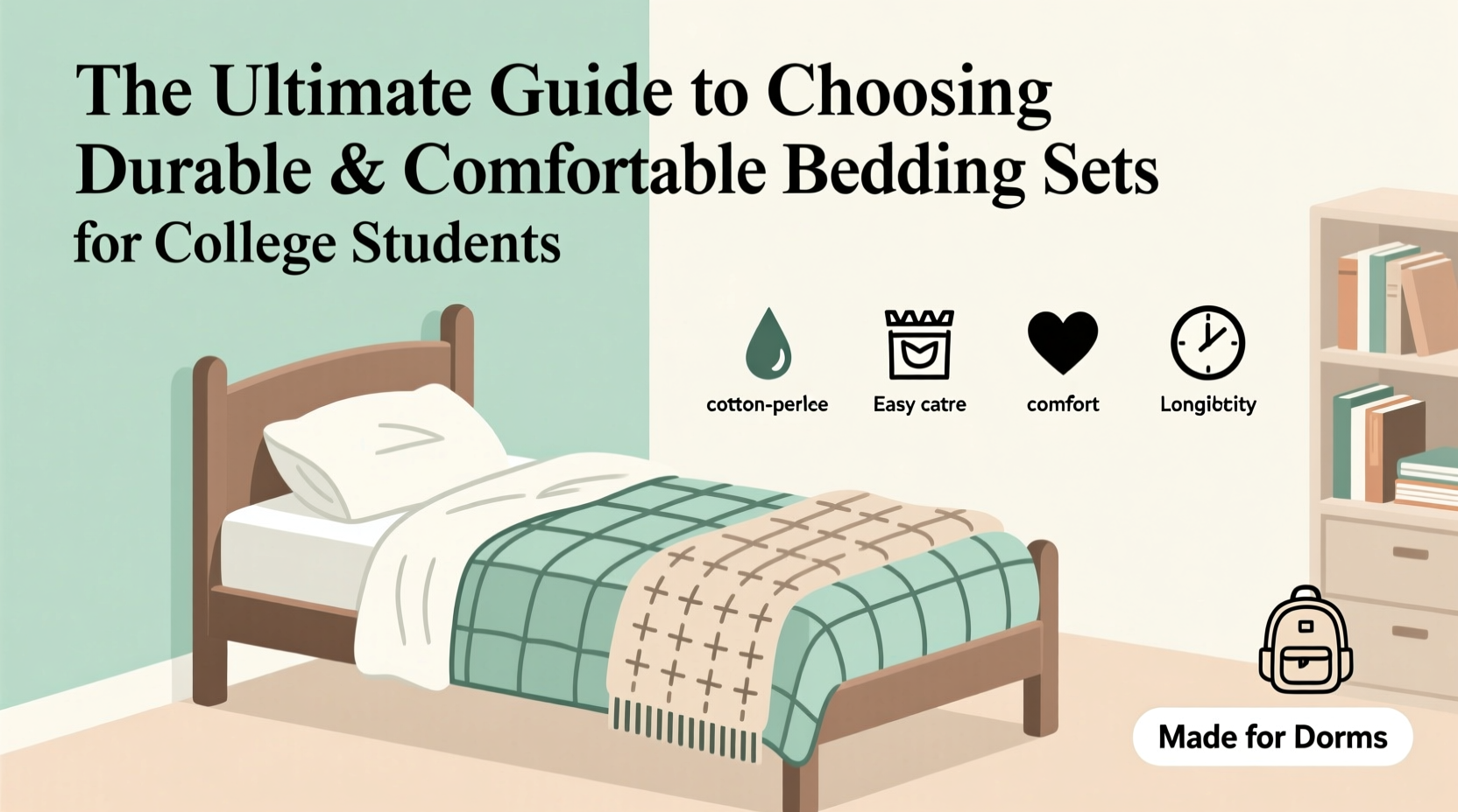 the ultimate guide to choosing durable and comfortable bedding sets for college students