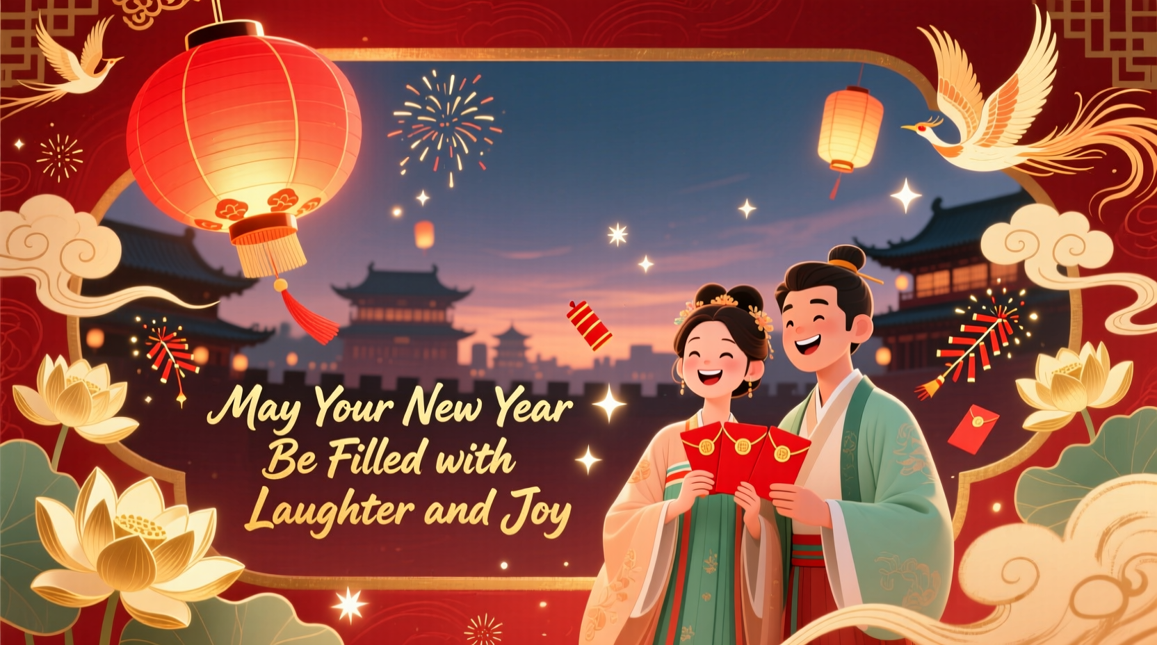 may your new year be filled with laughter