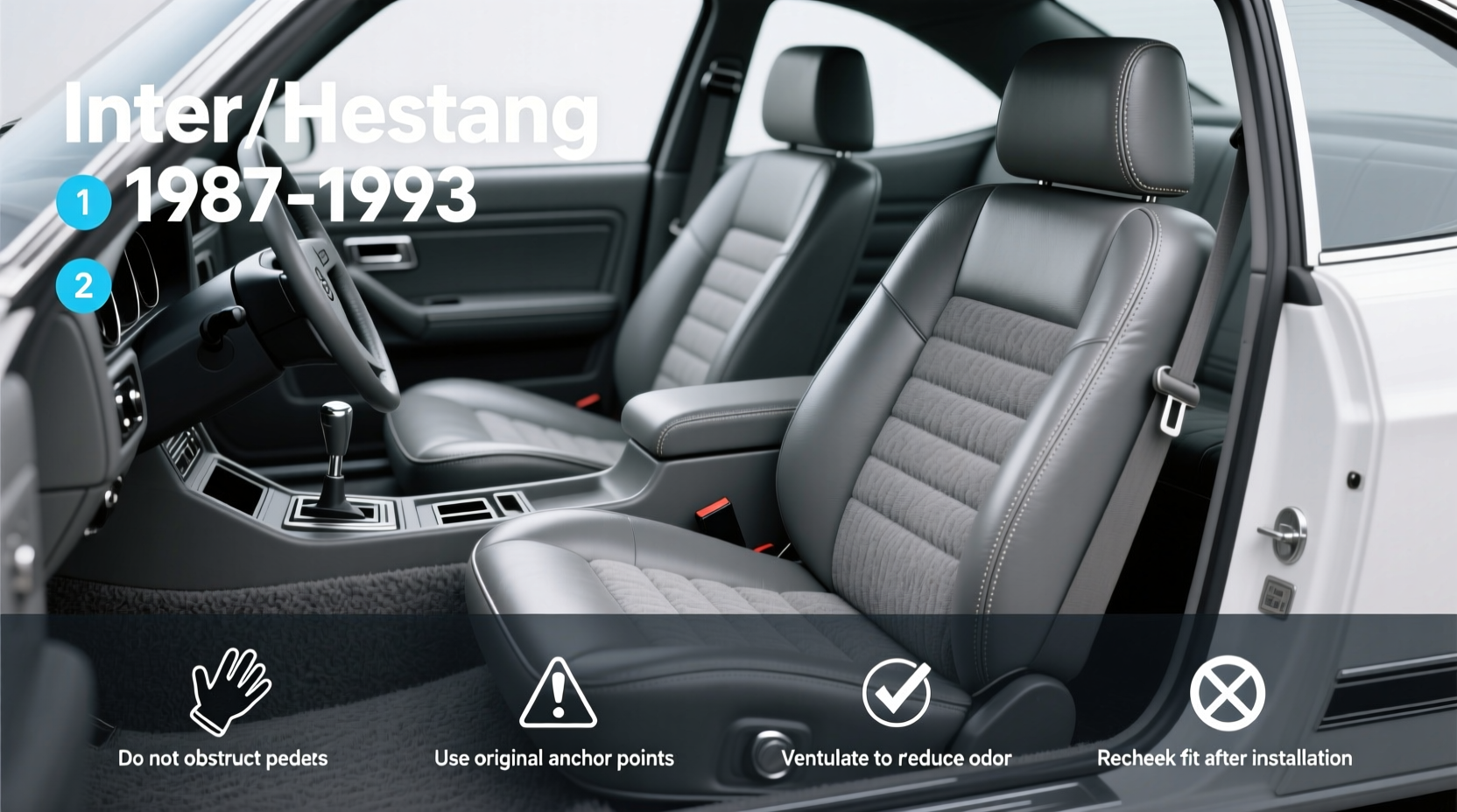 How to Choose 87-93 Mustang Seat Covers: Buying Guide