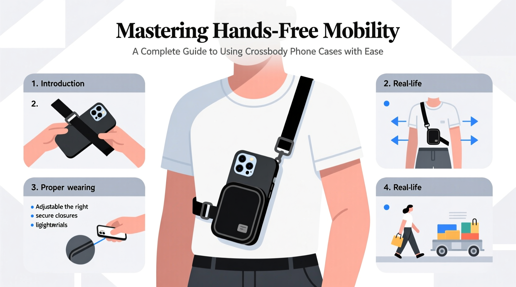 mastering hands free mobility a complete guide to using crossbody phone cases with ease