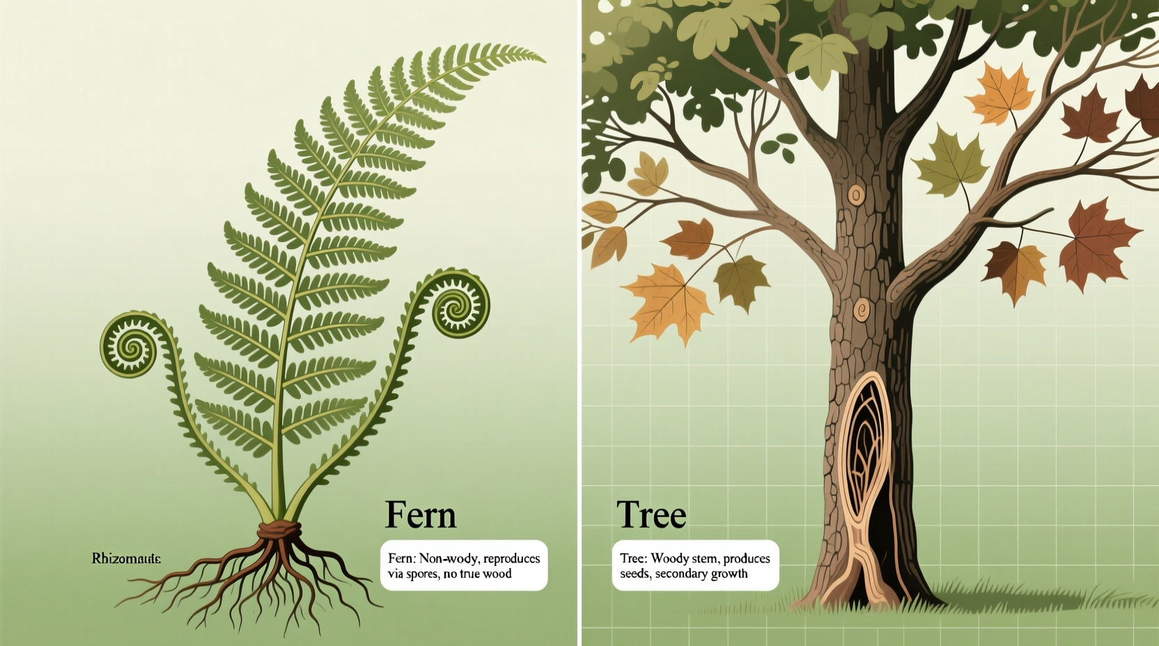 Is a Fern a Tree? Key Differences Explained