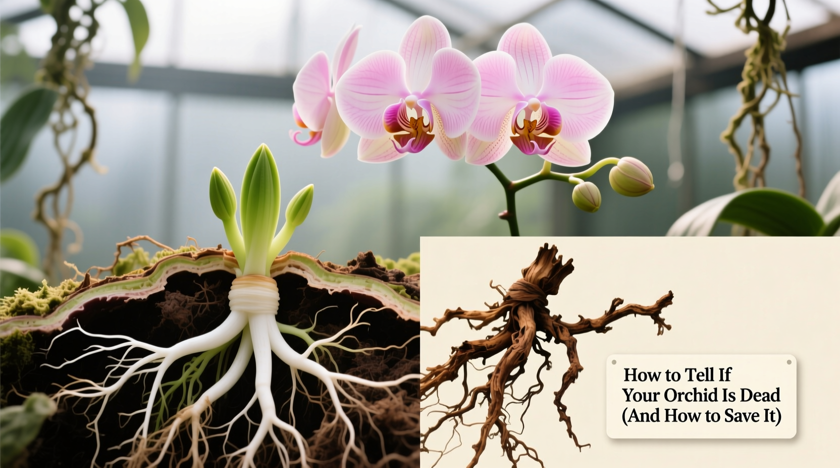 how do you know if an orchid is dead