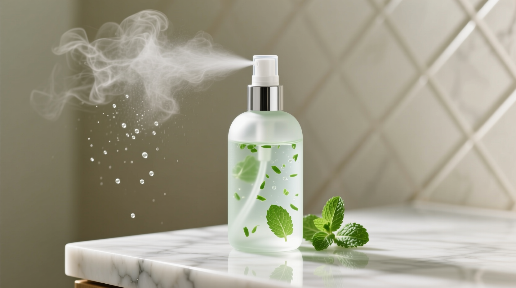 diy peppermint daily shower spray