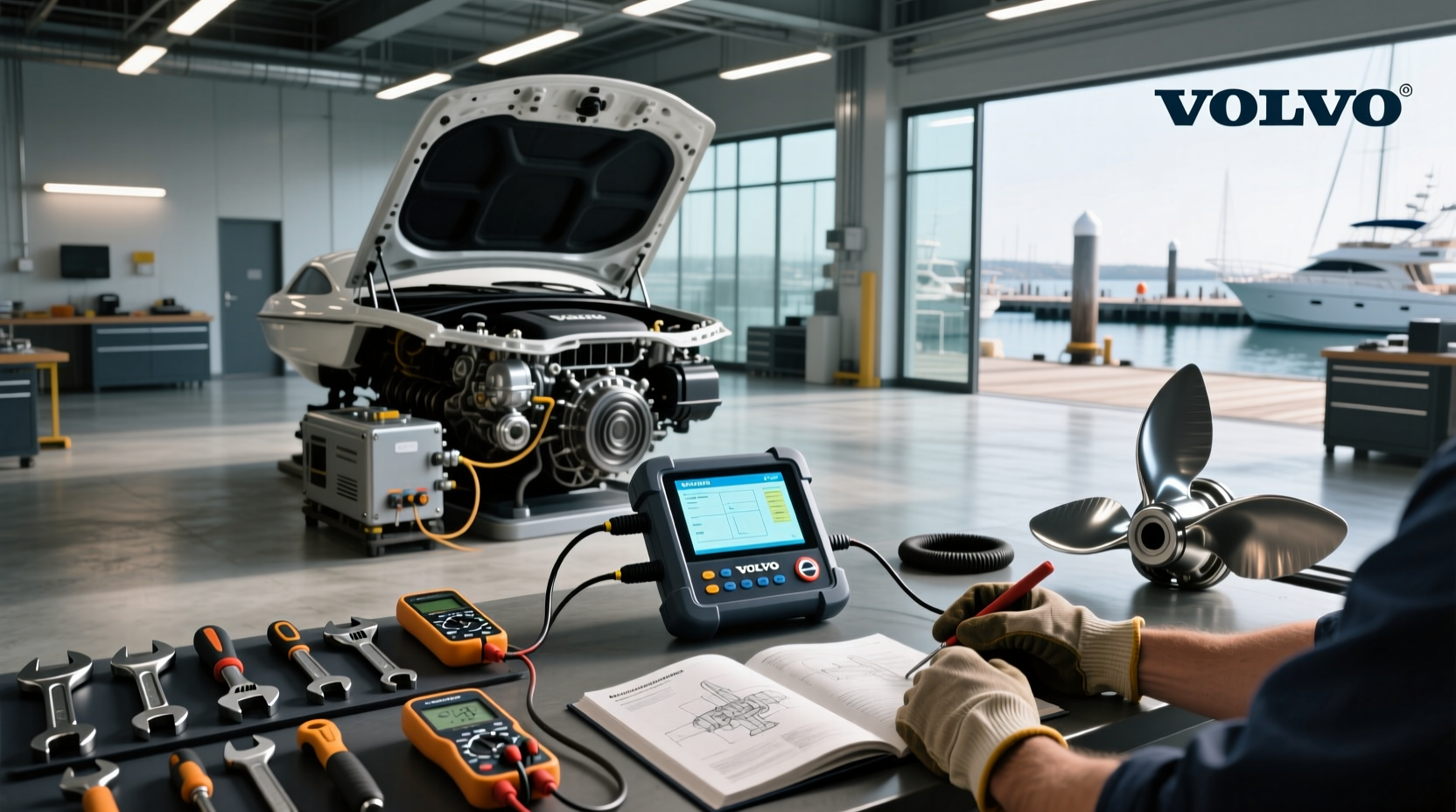 How to Use Volvo Penta VODIA Diagnostic Tool for Marine Engines