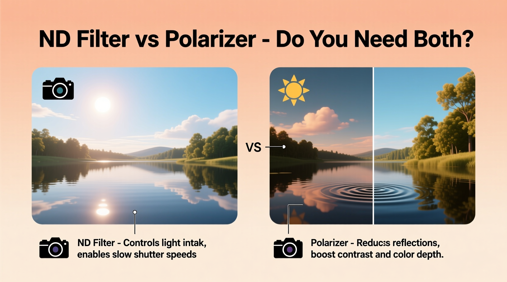 nd filter vs polarizer do i really need both for better photos