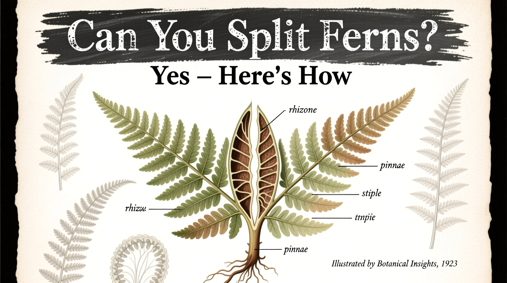 can you split ferns