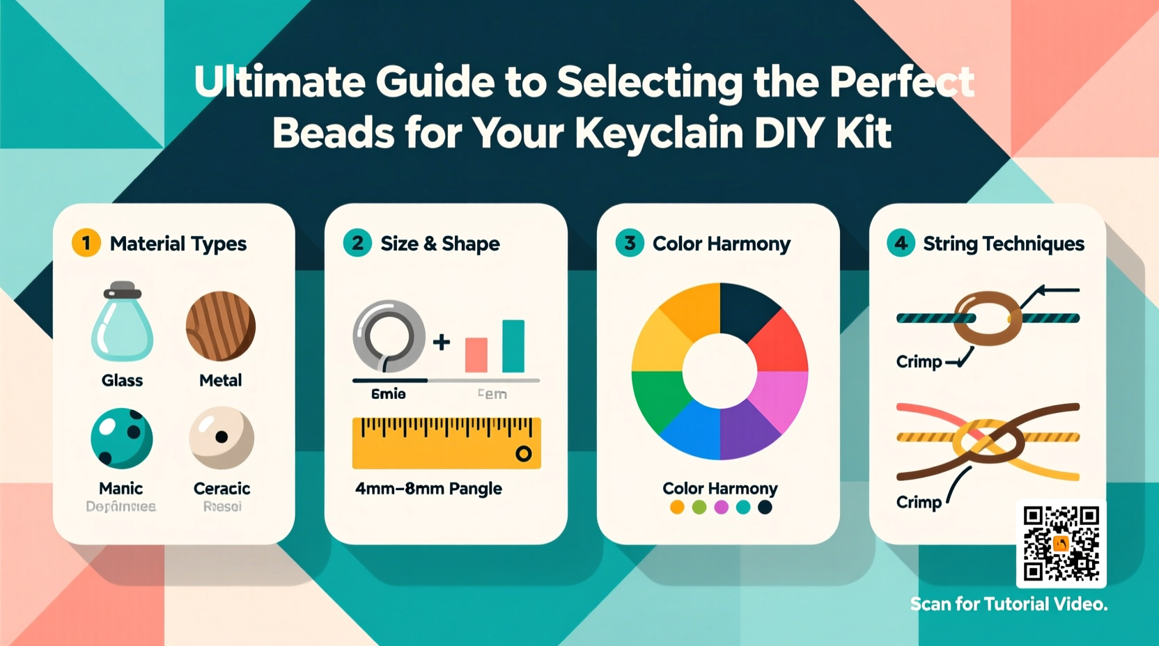 ultimate guide to selecting the perfect beads for your keychain diy kit