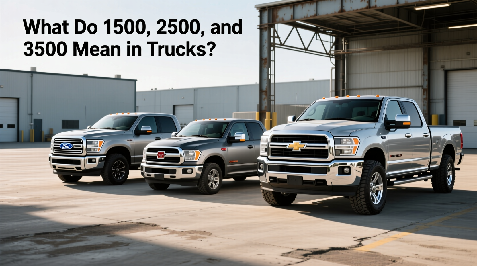 How to Choose Between 1500, 2500, and 3500 Trucks: A Practical Guide