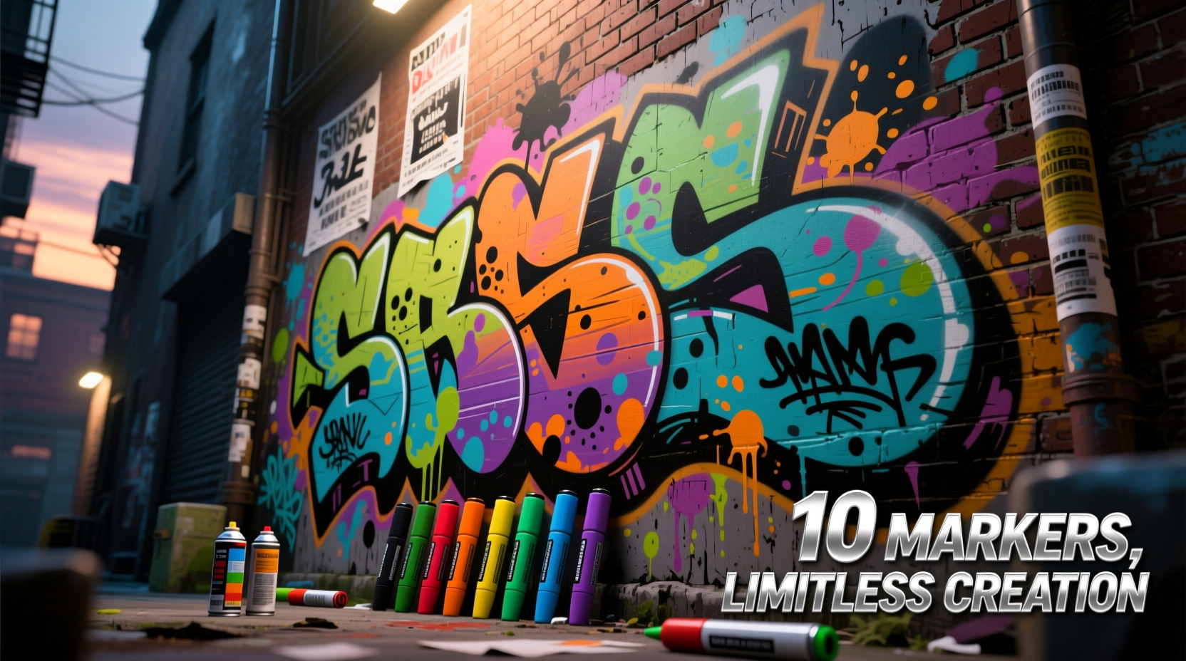 creative techniques for using 10 color markers to elevate your graffiti art