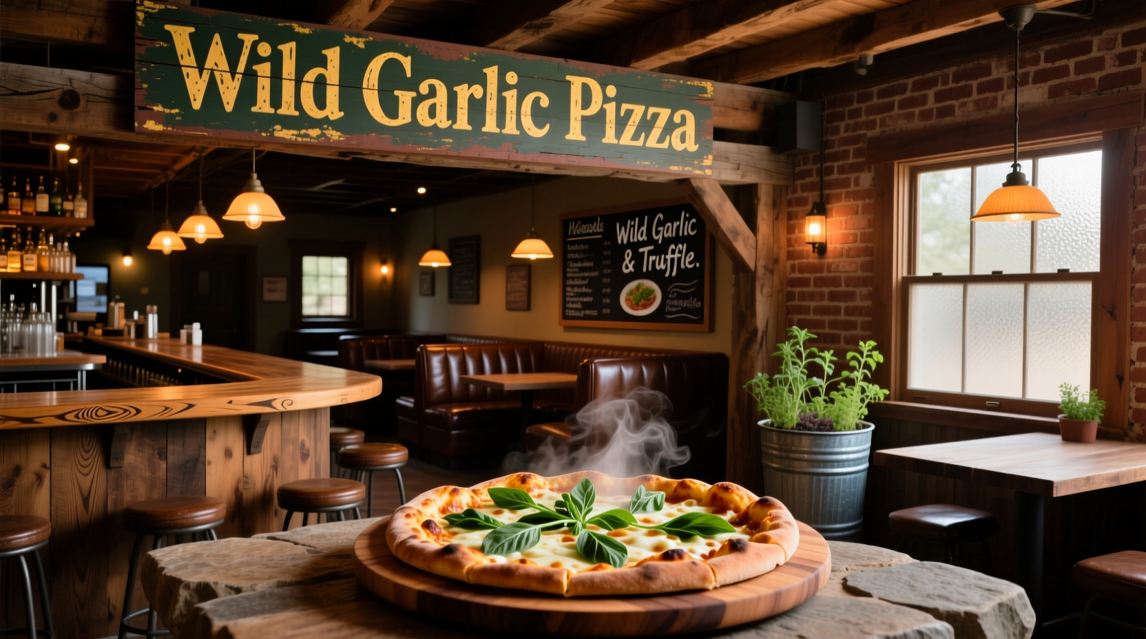 Wild Garlic Pizza at Reno Pub: Seasonal Guide & Details