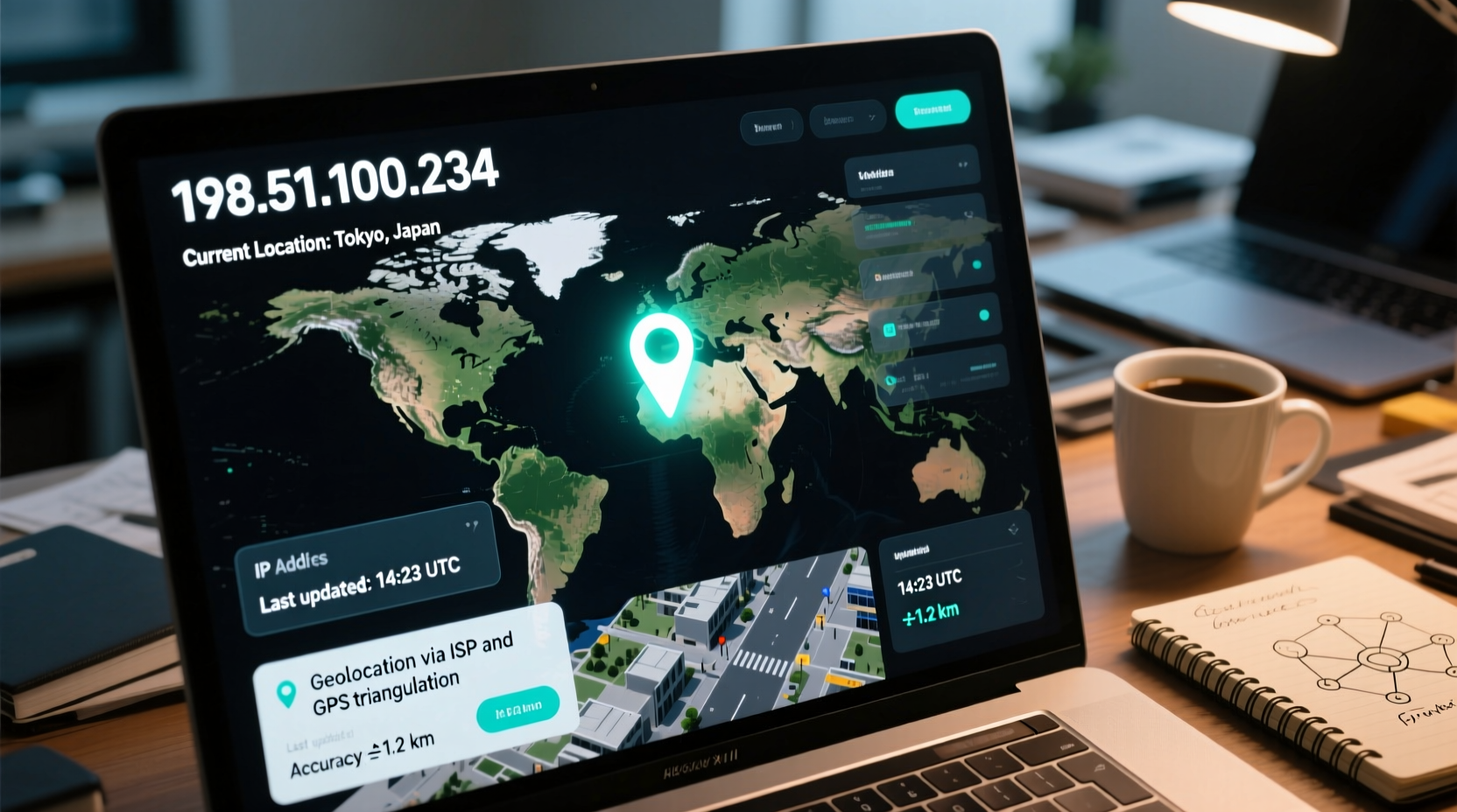 how to accurately find and interpret an ip address location for any device
