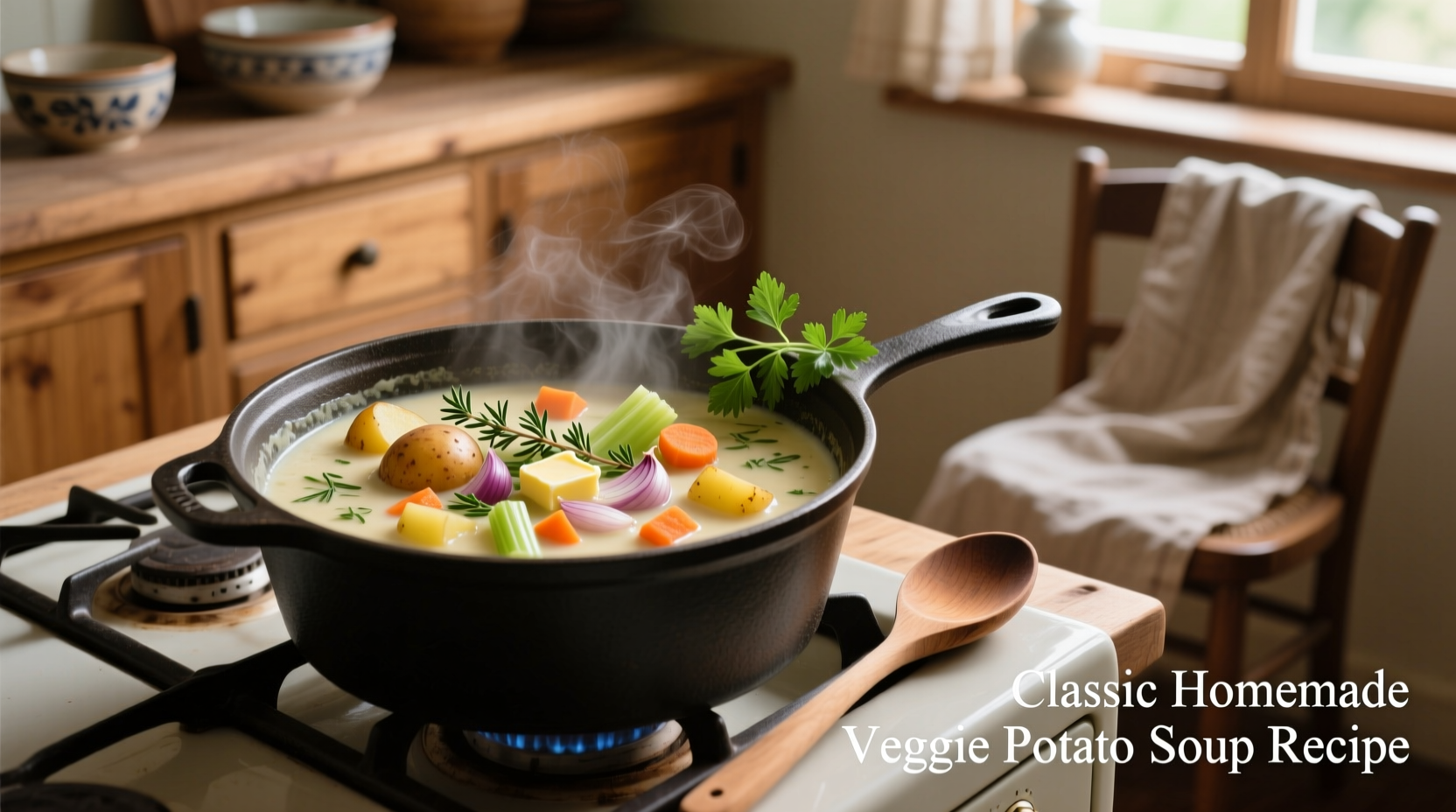 Perfect Veggie Potato Soup Recipe: Creamy, Healthy & Ready in 45 Min
