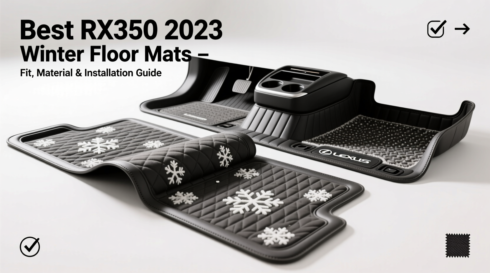 rx350 2023 winter floor mats