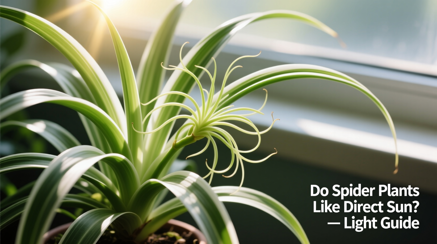 do spider plants like direct sun