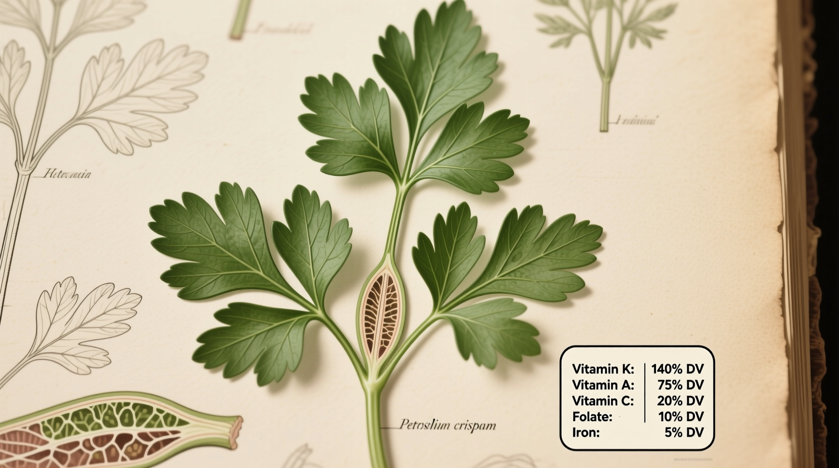 Parsley Nutrient Content: Complete Nutritional Profile