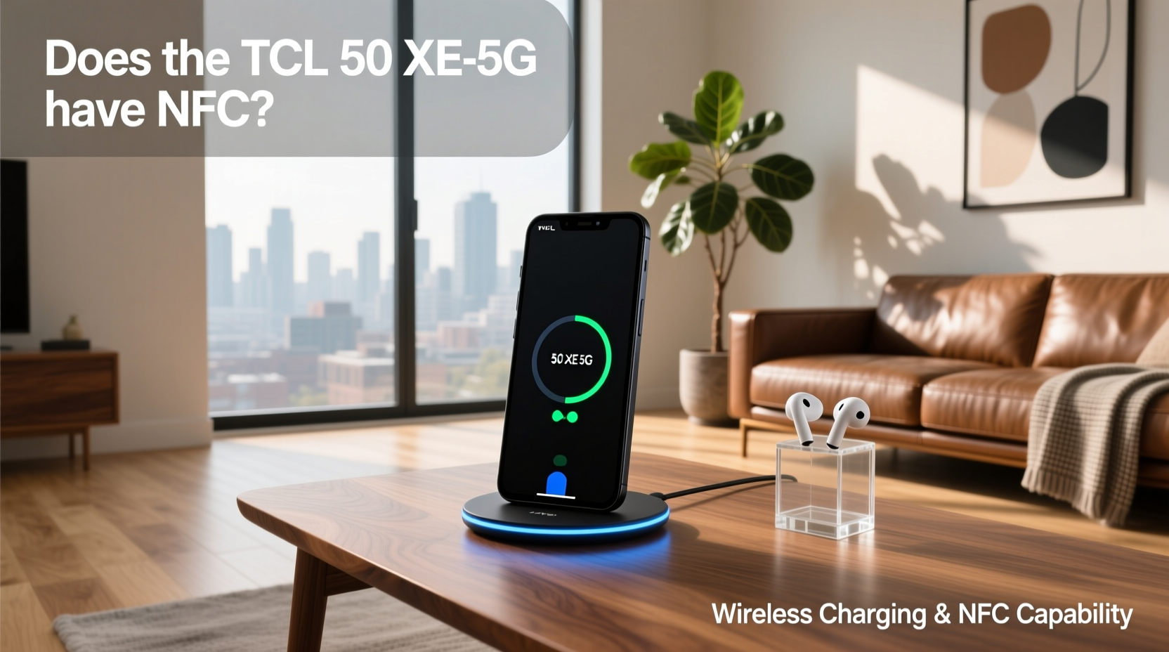 TCL 50 XE 5G guide: NFC and charging features explained