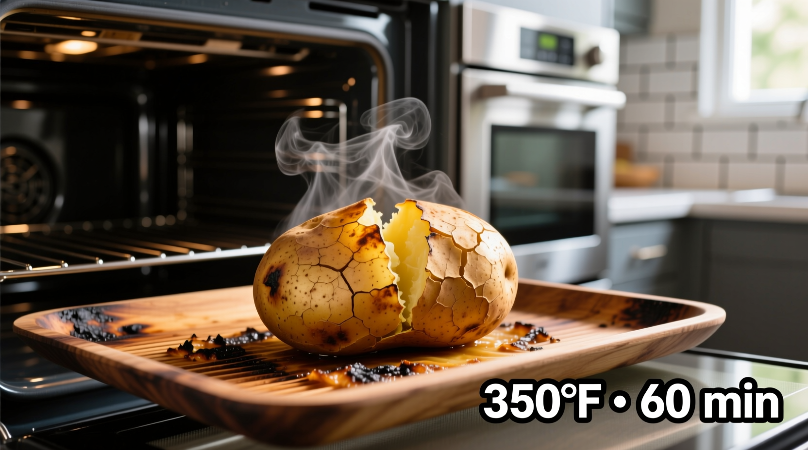 oven bake potato time