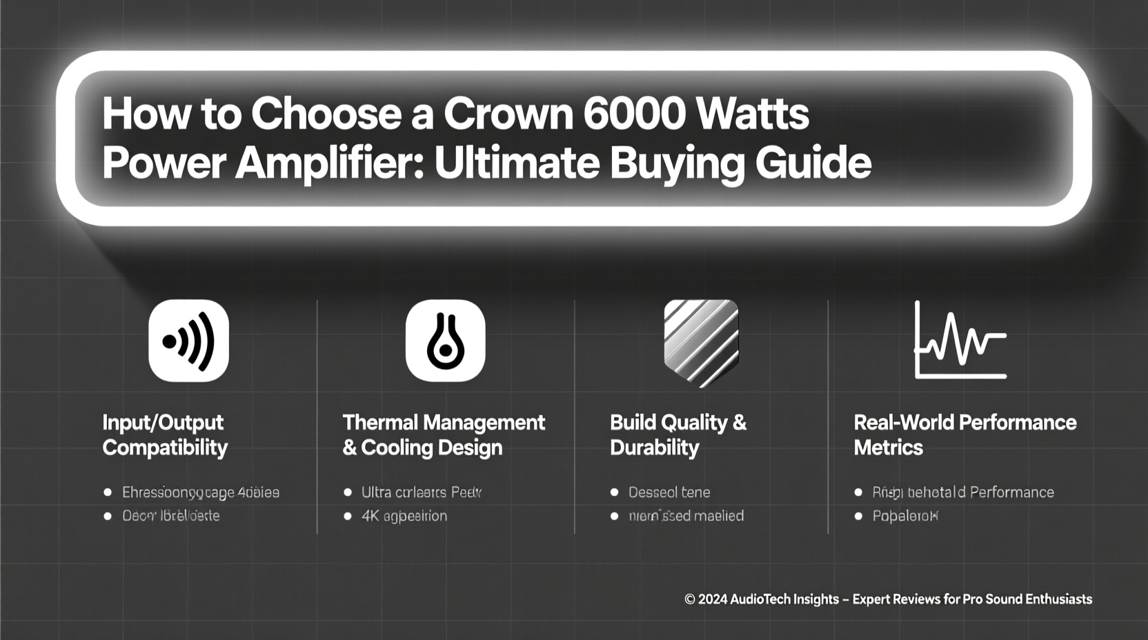 crown 6000 watts power amplifier