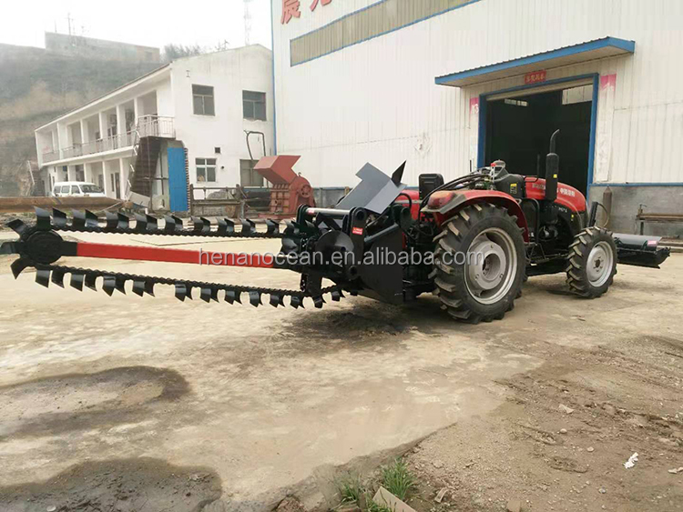High Quality portable Self-propelled Trenching Machine Trencher For Sale