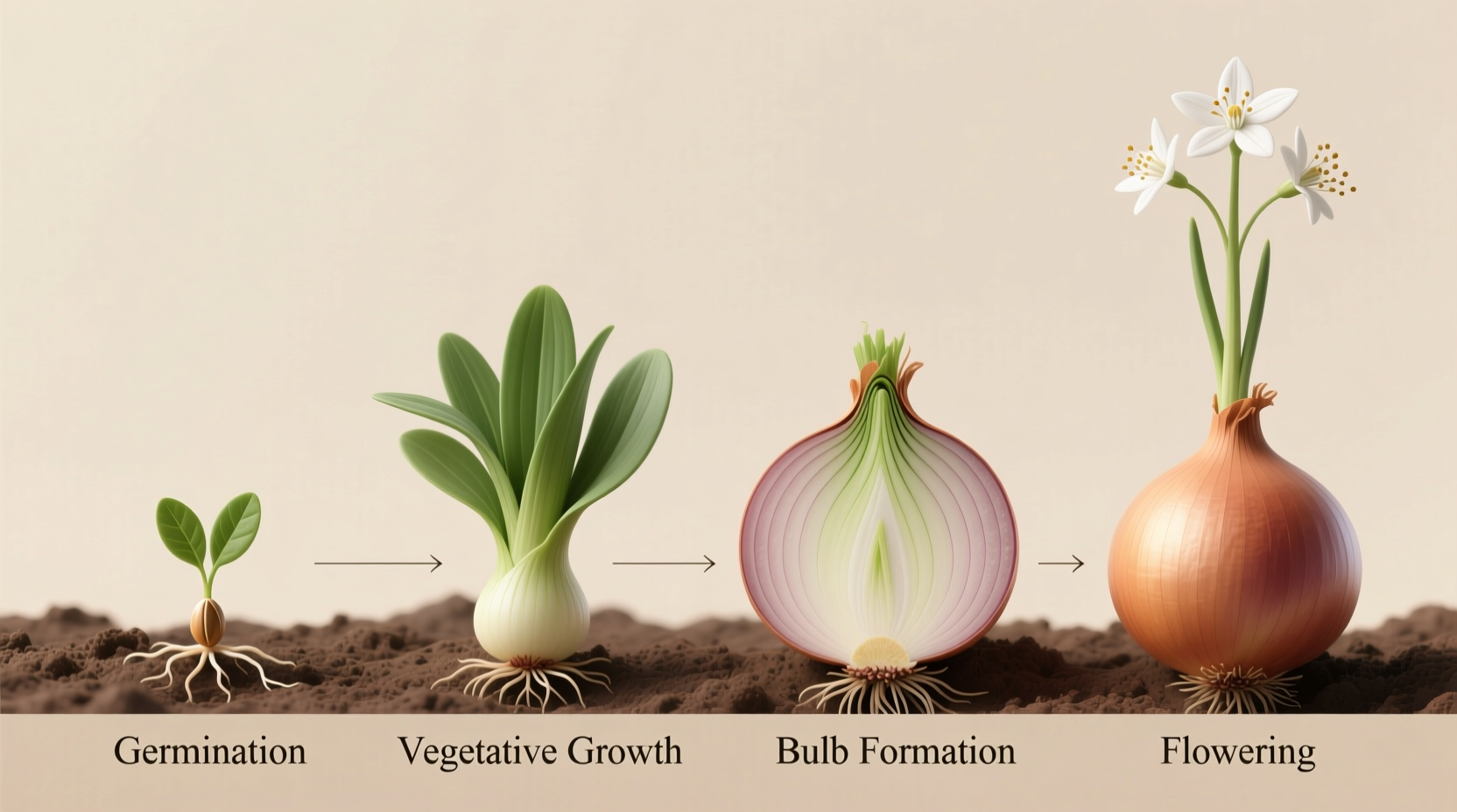 Onion Growth Stages Explained: From Seed to Harvest