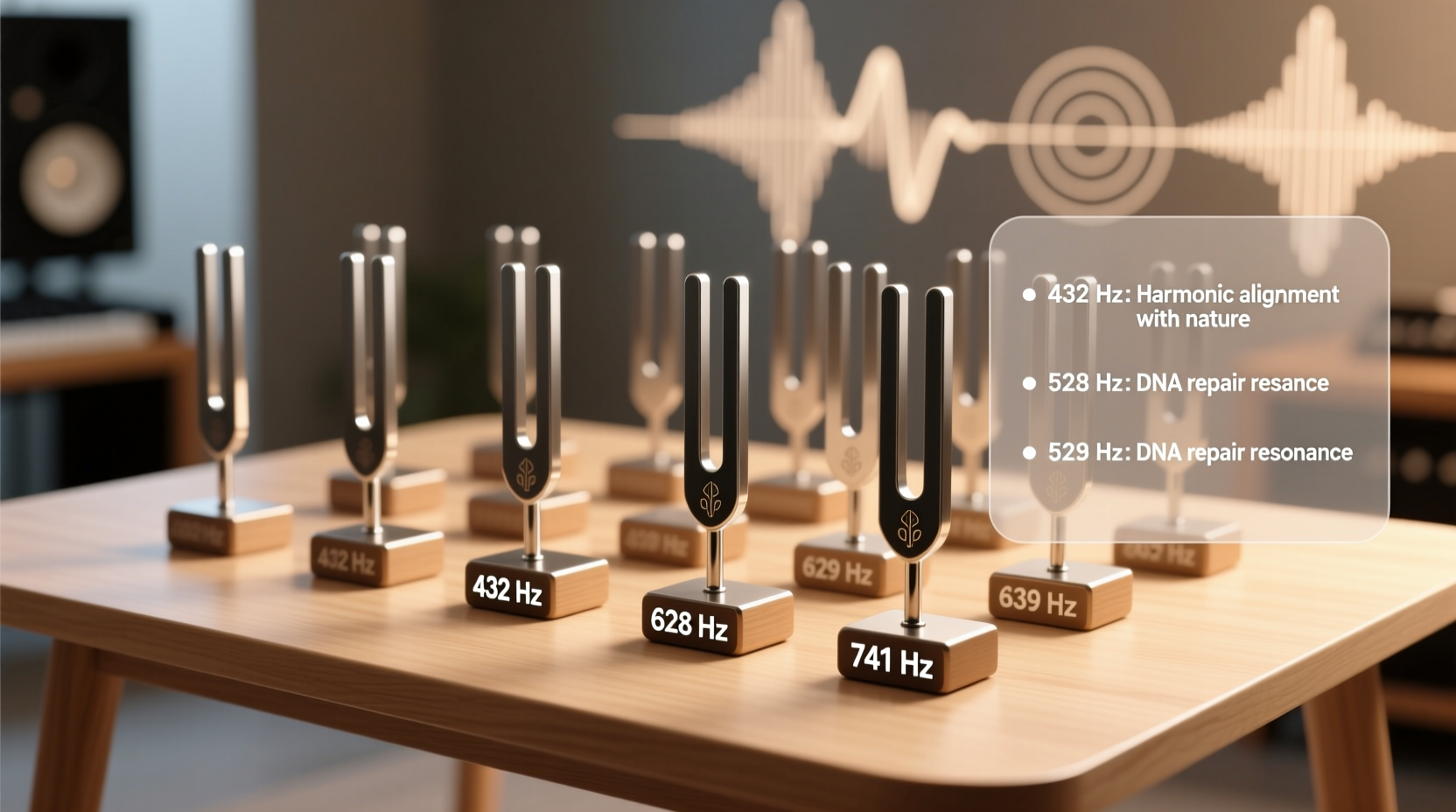 tuning fork frequencies