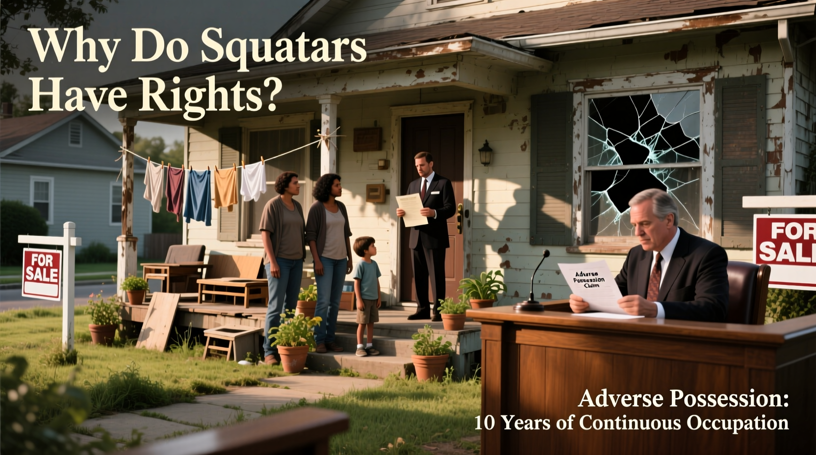 why do squatters have rights understanding adverse possession