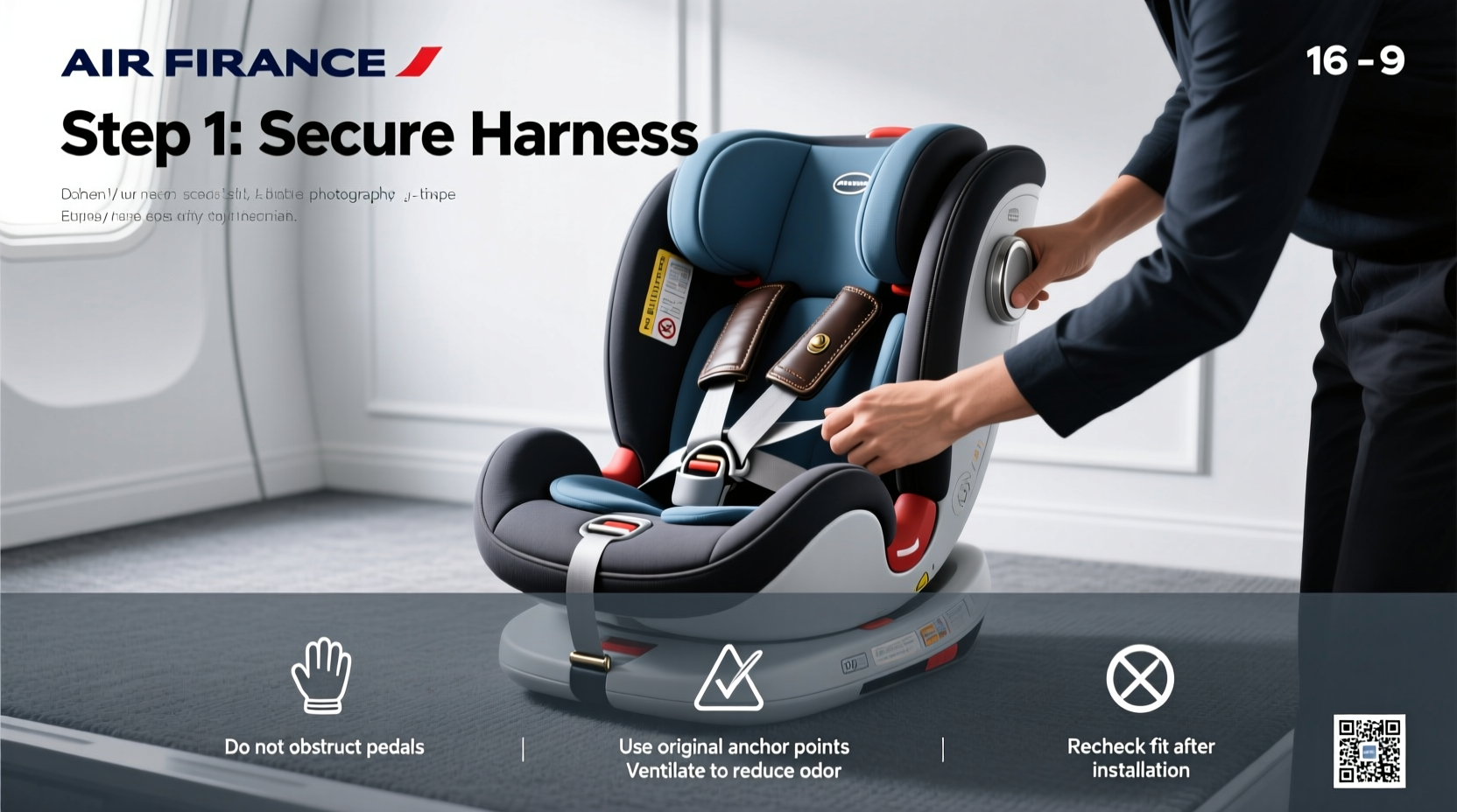 air france child car seat