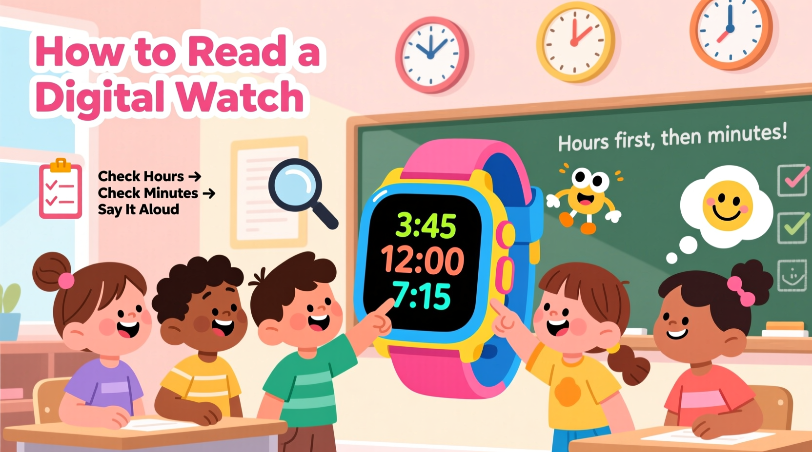 effective strategies for teaching kids to tell time using a digital watch