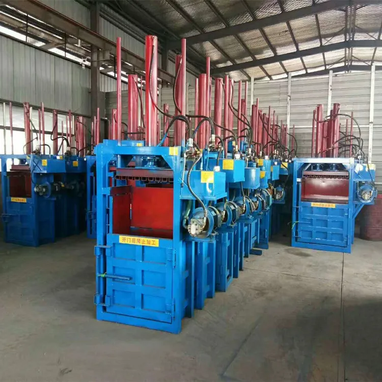 Popular hydraulic cotton bale press machine/used clothes baling machine/cardboard baler for sale