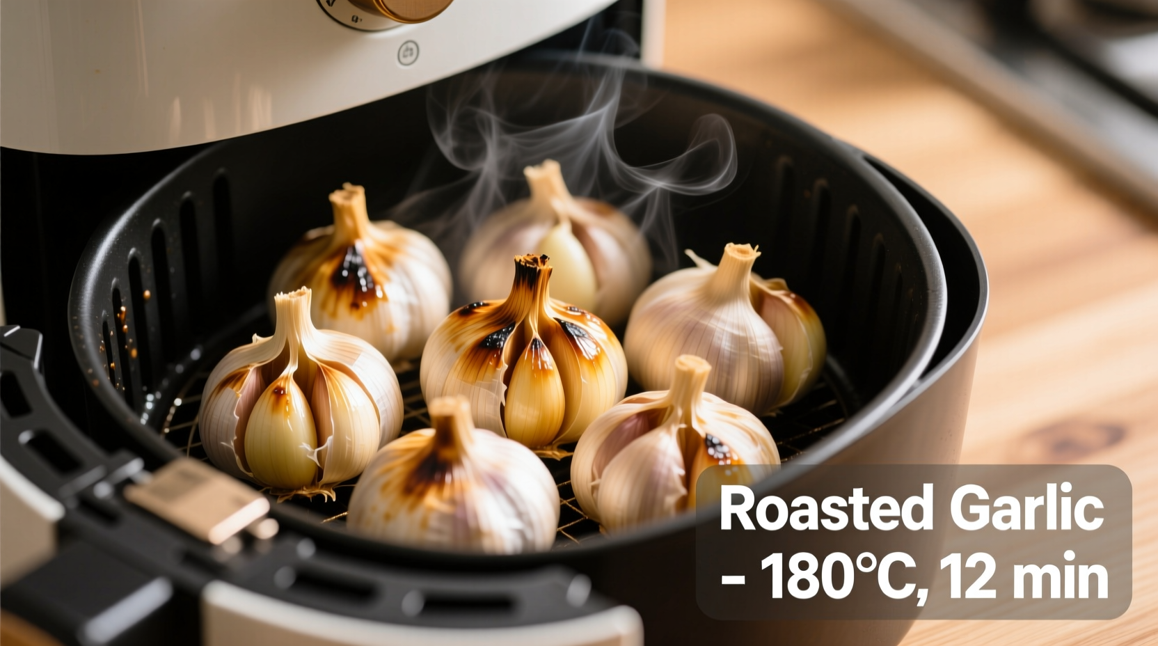 Perfect Air Fryer Roasted Garlic in 20 Minutes