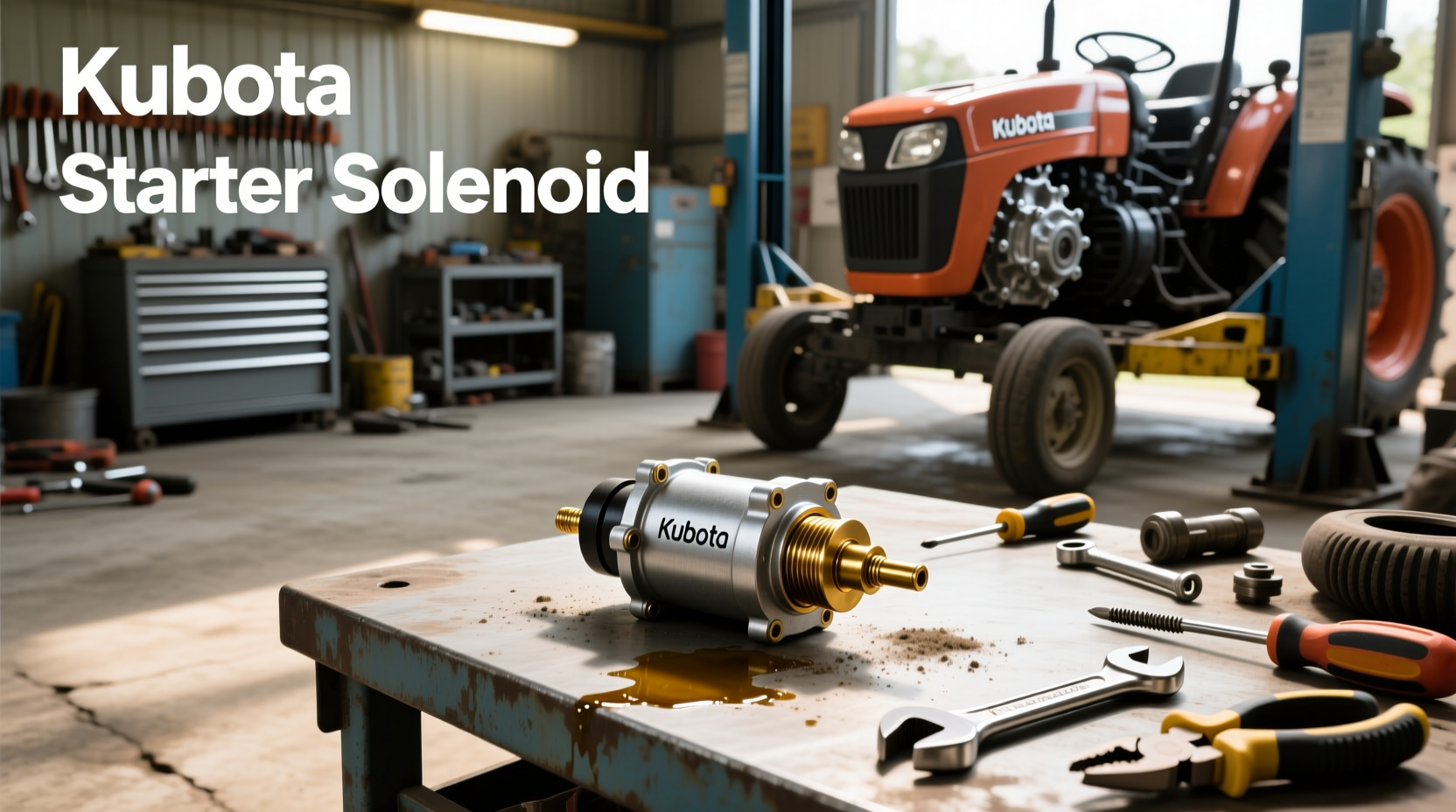 How to Identify and Replace a Kubota Starter Solenoid