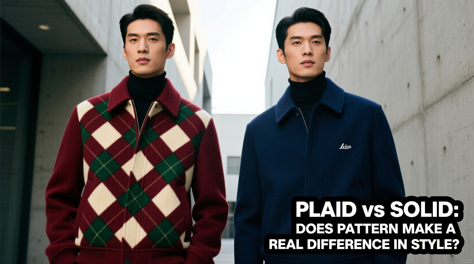 plaid vs solid jackets does the pattern make a real difference in style 2