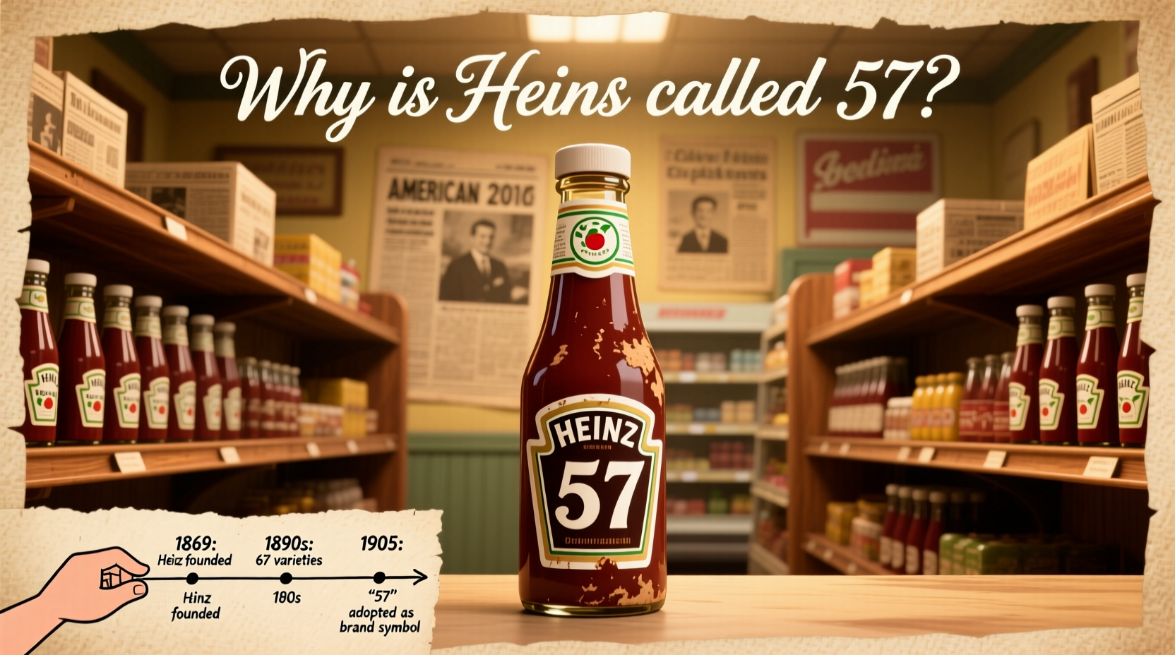 why is heinz called 57 the story behind the famous number