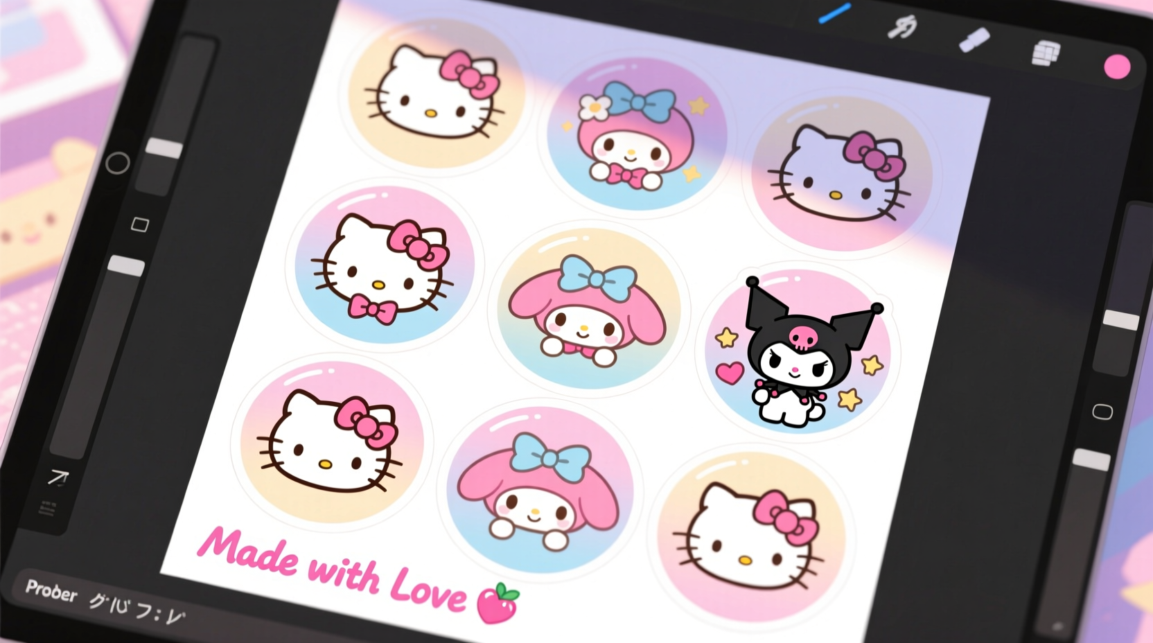 creative guide how to design and print your own custom sanrio stickers