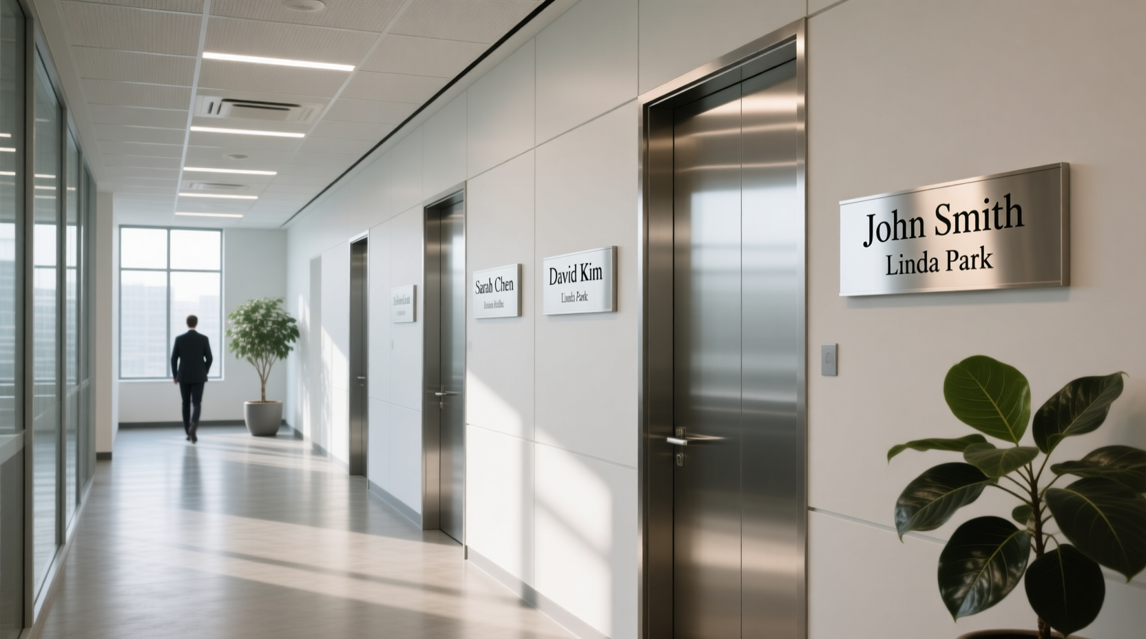 office door name plates what to choose why