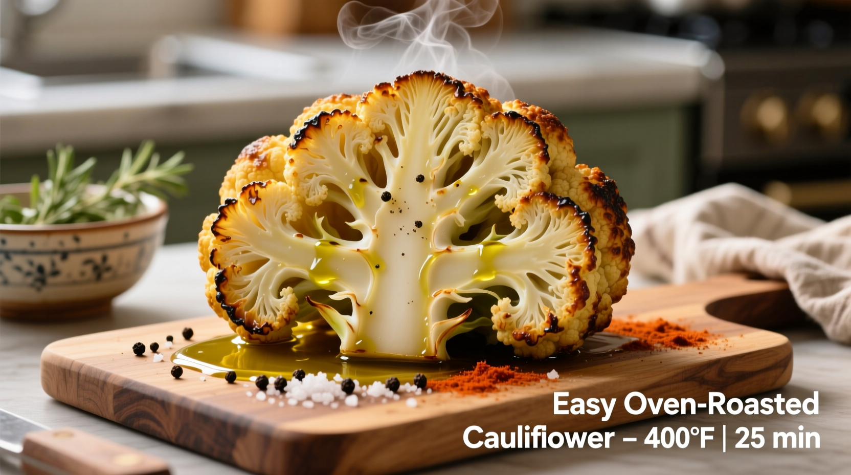 Perfect Oven Roasted Cauliflower: Crispy Every Time