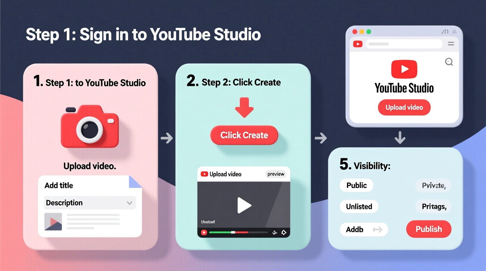 how to upload a youtube video a step by step guide for beginners
