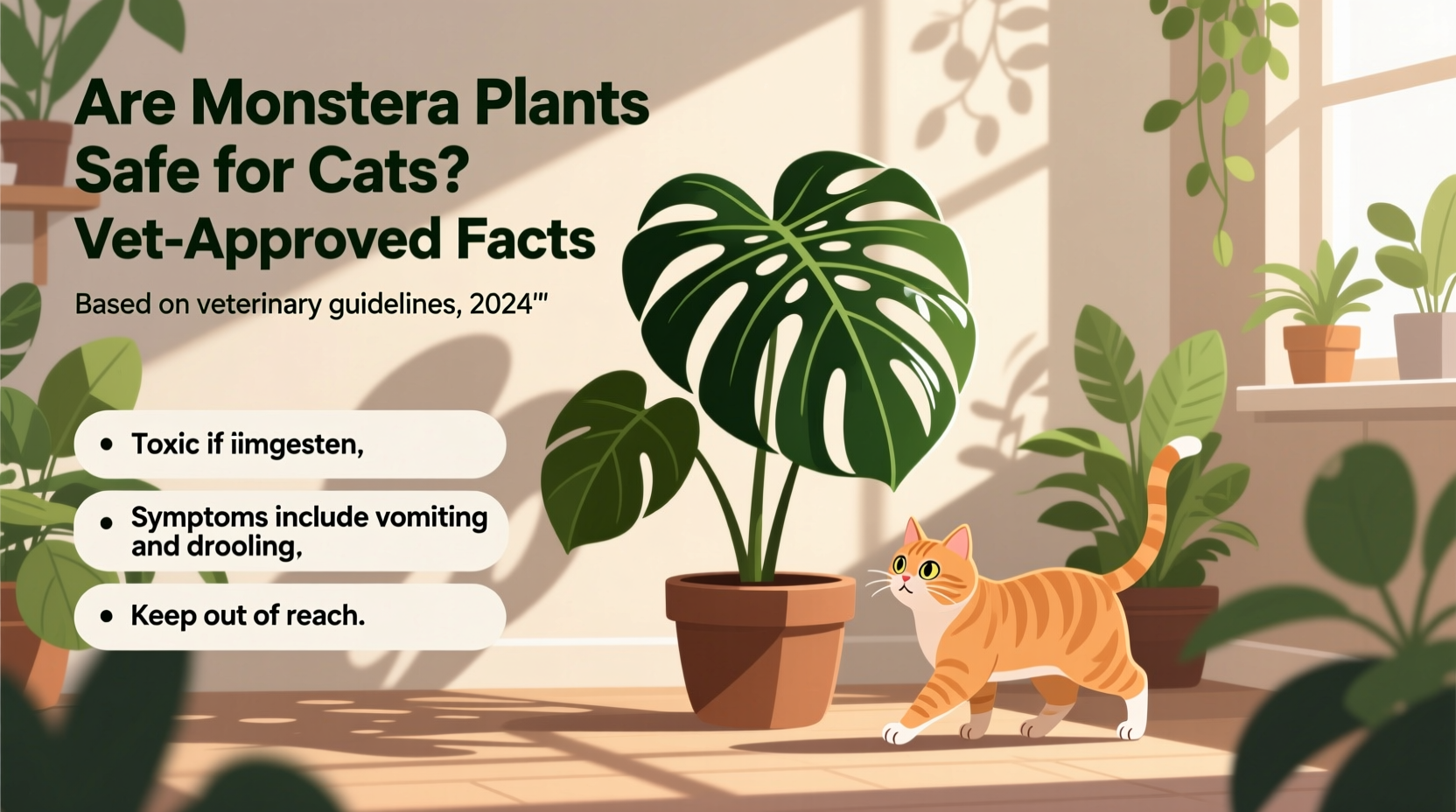 are monstera plants safe for cats