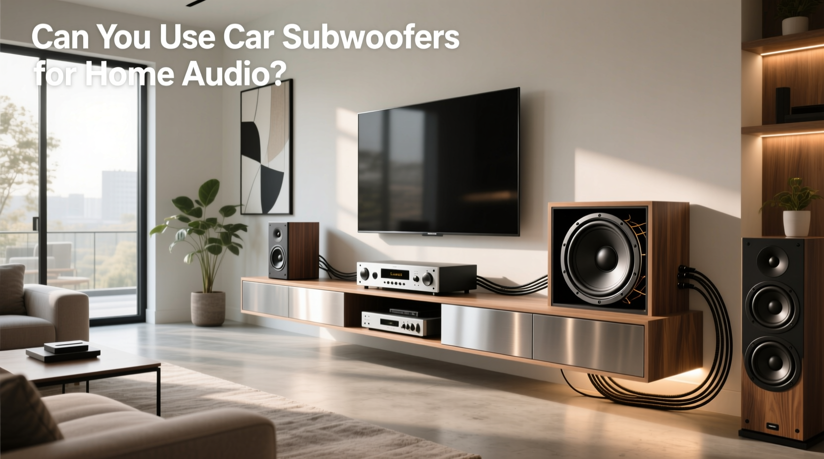 How to Use Car Subwoofers for Home Audio: A Practical Guide