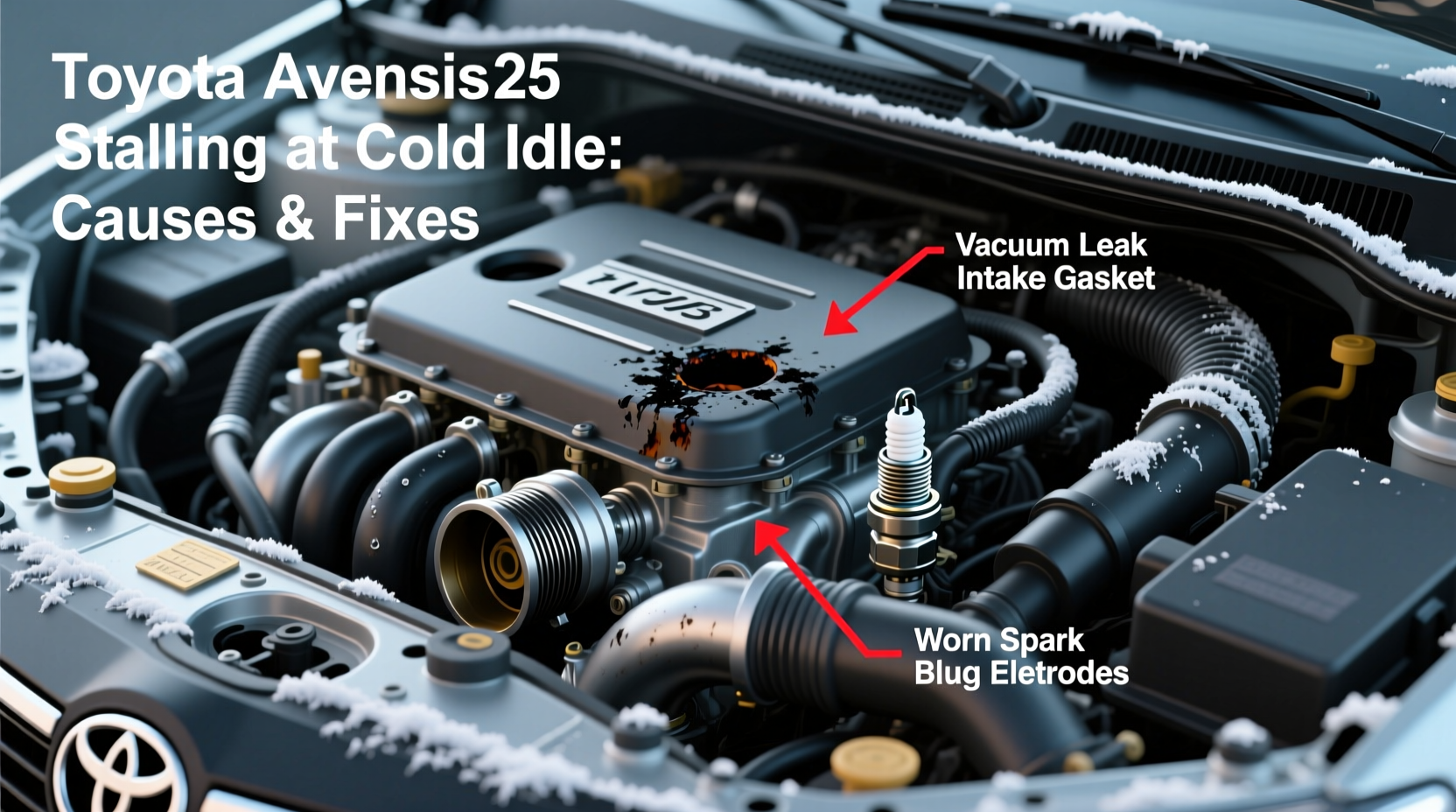 avensis t25 stalling cold idle
