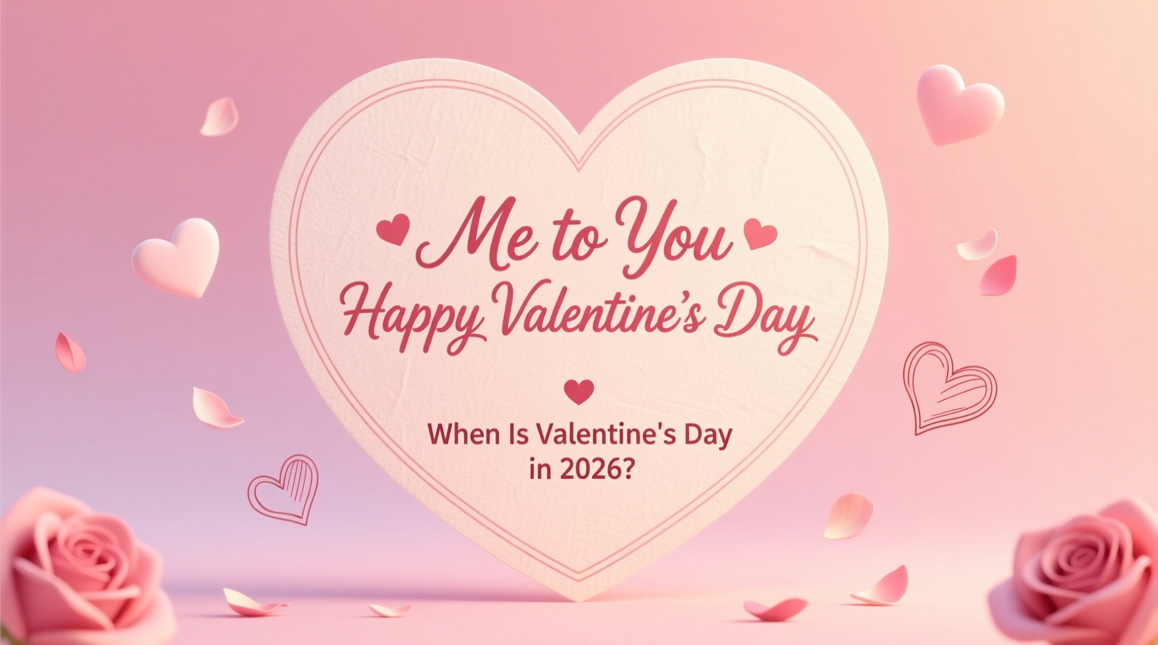 me to you happy valentines day